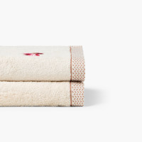 Drap de bain coton et viscose de bambou Solara sable