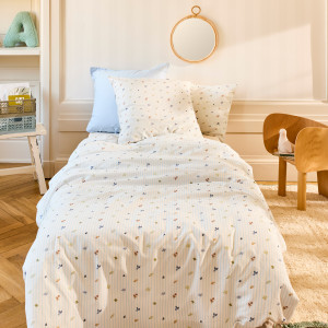 Reversible organic cotton comforter cover Vulpini child