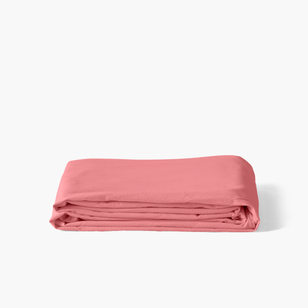 Drap de lit en pur coton lavé biologique Souffle pétale