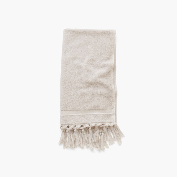 Madeleine chalk cotton terry towel