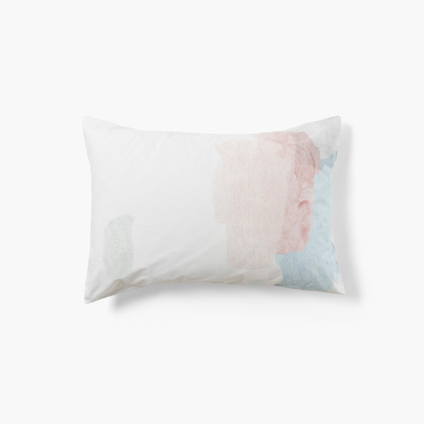 Simones rectangular cotton percale pillowcase