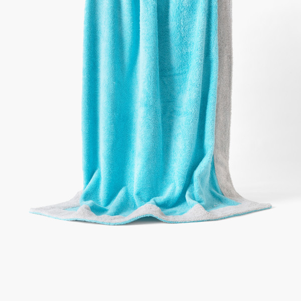 Greg cotton beach towel turquoise