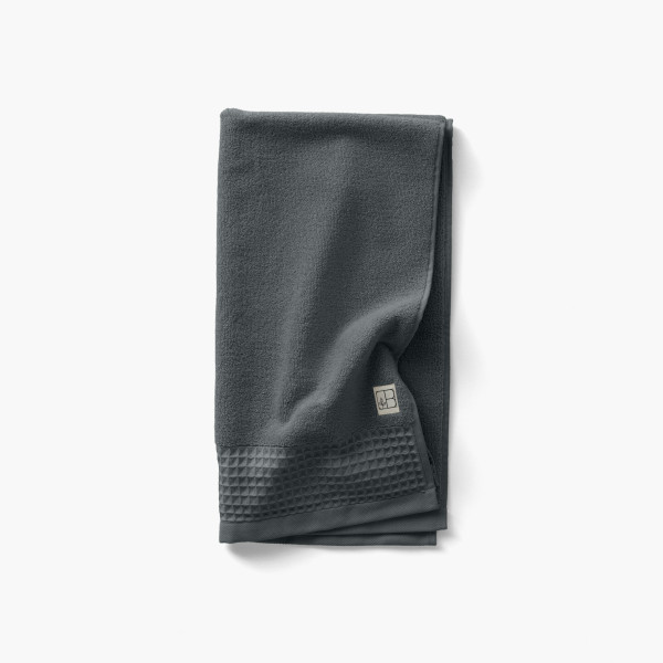 Source charcoal organic cotton terry towel
