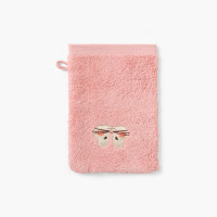 Wonderful old pink cotton washcloth