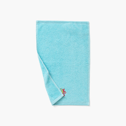 Reef lagoon cotton guest towel