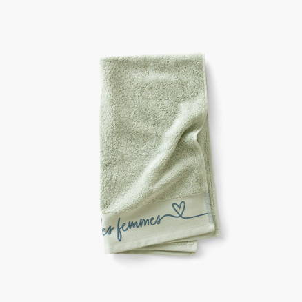 Simones eucalyptus cotton terry towel
