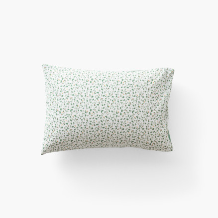 Neo thym vegetal rectangular pillow case in cotton percale