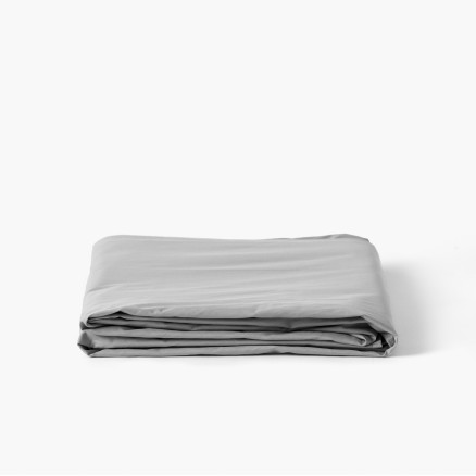 Neo grey cotton percale bed sheet