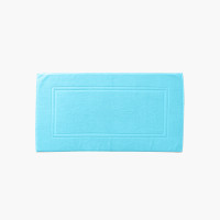 Lola II turquoise cotton bathmat