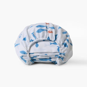Esterel fitted sheet cotton