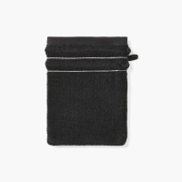 Ikebana graphite cotton washcloth