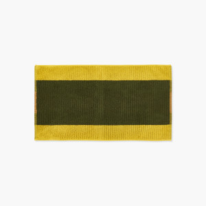 Double-sided cotton bathmat Orine khaki