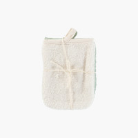 Lot de 2 gants de toilette coton biologique Naturelle