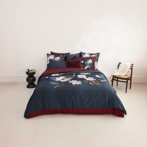 Housse de couette satin de coton Orine