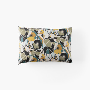 Neo ficelle floral rectangular cotton percale pillow case