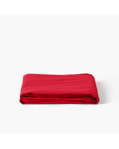 Drap de lit percale de coton Neo rouge