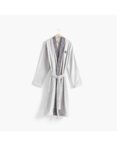 Peignoir homme coton col kimono Roland-Garros 2023