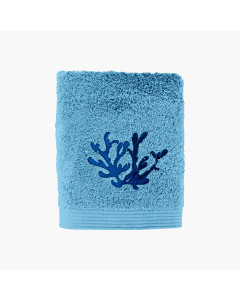 Drap de bain coton et viscose de bambou Abysse bleu