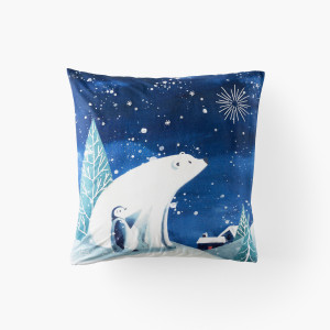 Children's Stellaire square fluorescent cotton pillowcase