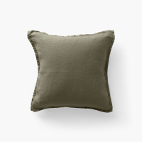 Housse de coussin lin lavé Songe bocage