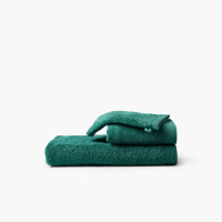 Parure de bain coton Origine vert menthe