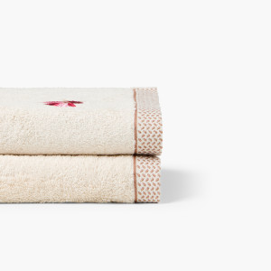 Solara sand cotton and bamboo viscose bath sheet
