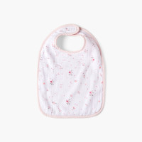 Bavoir double face coton et gaze de coton Lino nude