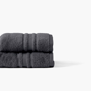 Cotton towel Lola II slate grey