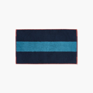 Double-sided cotton bath mat Orine marine