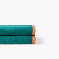 Double-sided cotton towel Lysiris duck and pink