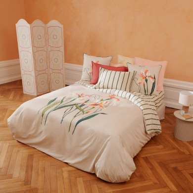 Housse de couette réversible coton Lysiris