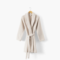 Women's bathrobe ZEPHIRE Dune/marguerite