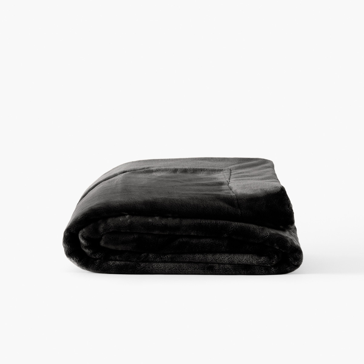 Oslo anthracite fleece plaid