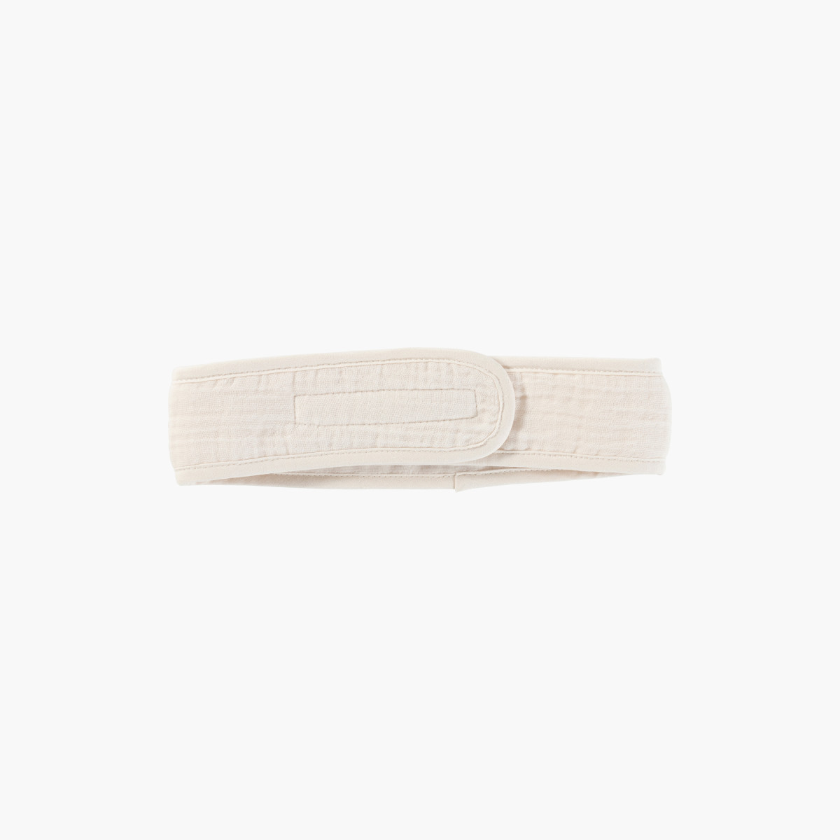 Natural organic cotton and cotton gauze headband