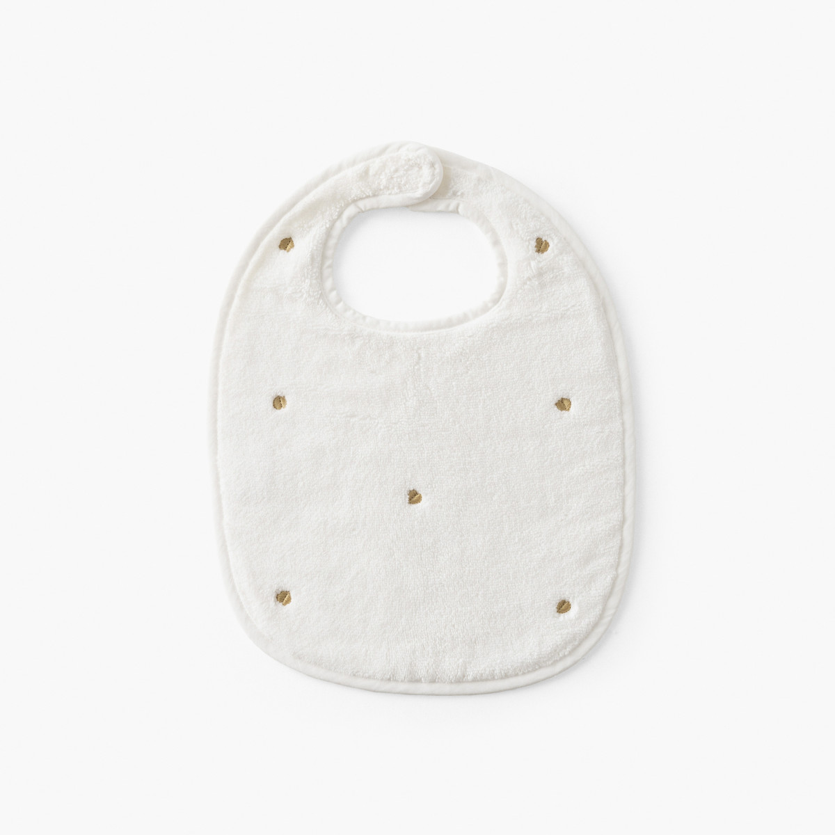 Bib ZEPHIRE Ivory/heart