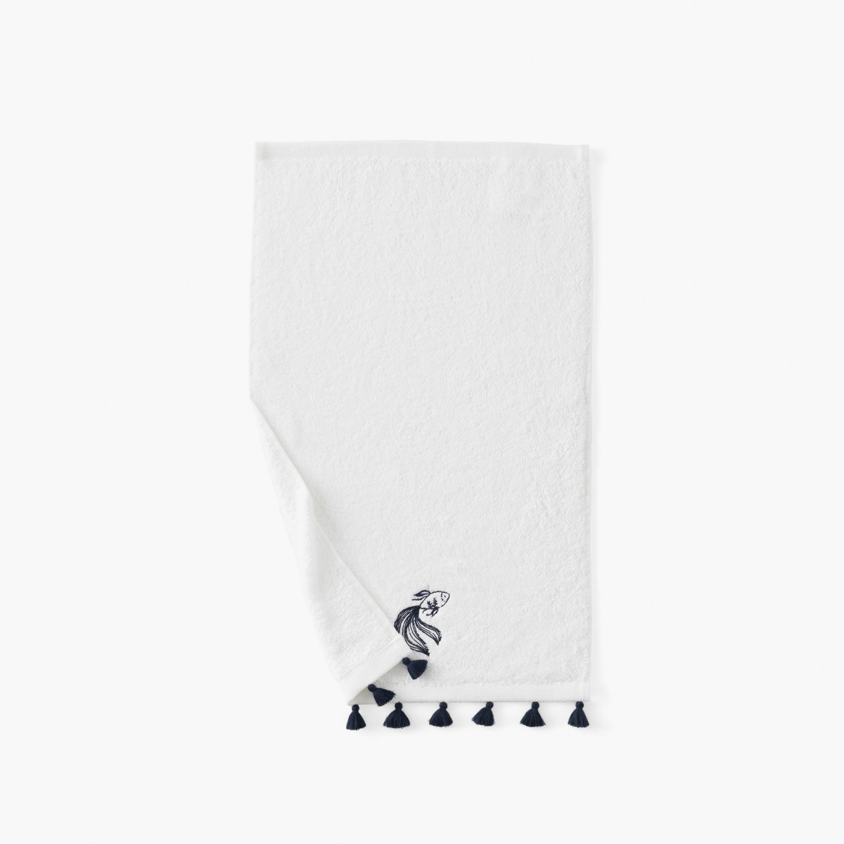 Guest towel DEMILUNE White