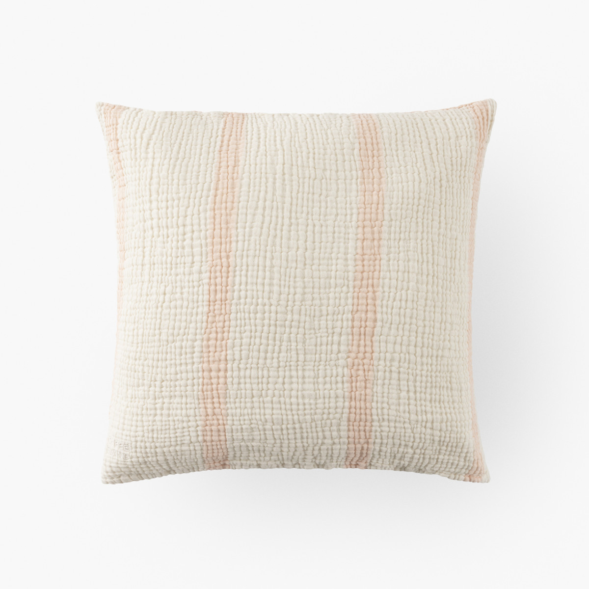 Rythmo nectar de pêche cotton gauze cushion cover