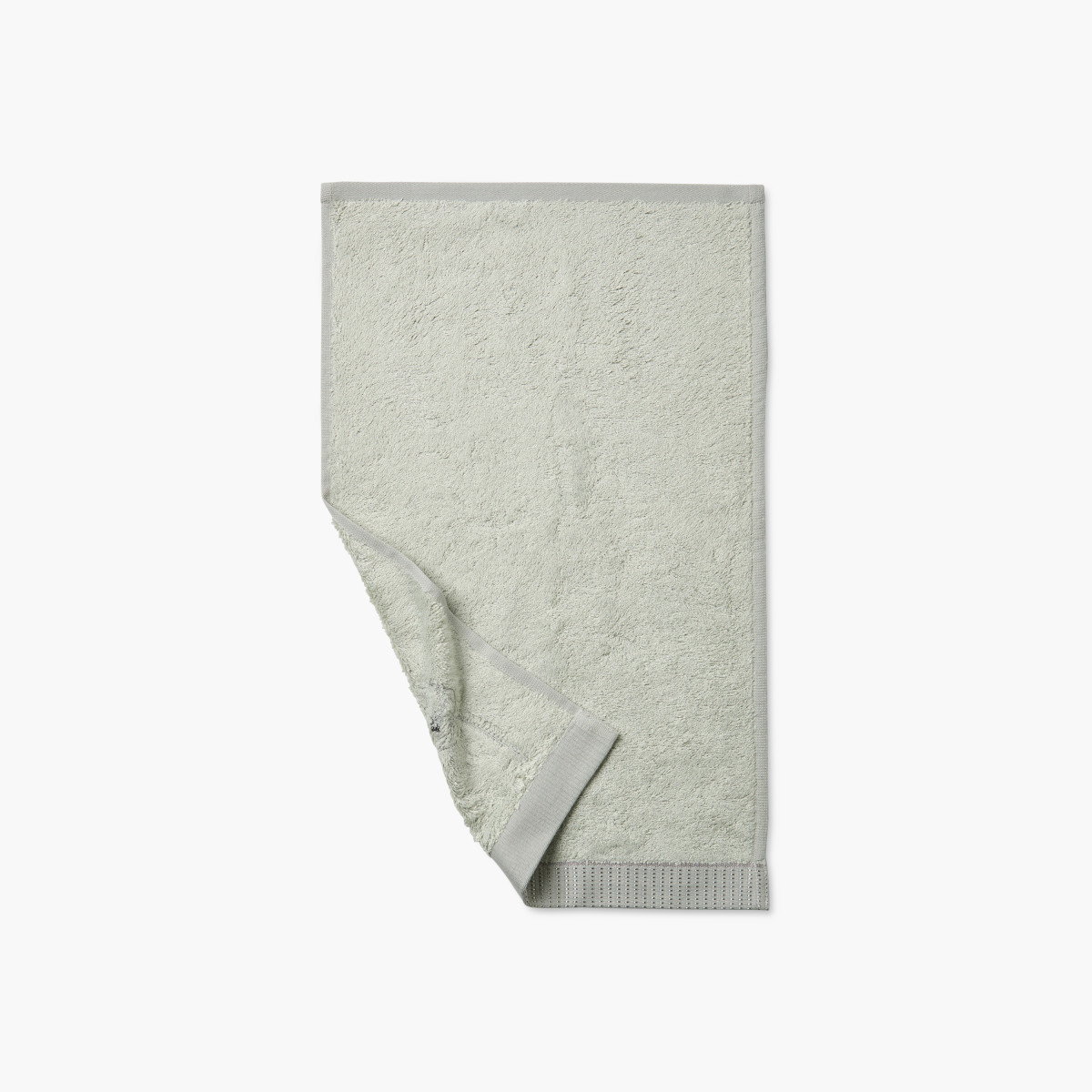 Cotton and bamboo viscose guest towel Ephelia jade