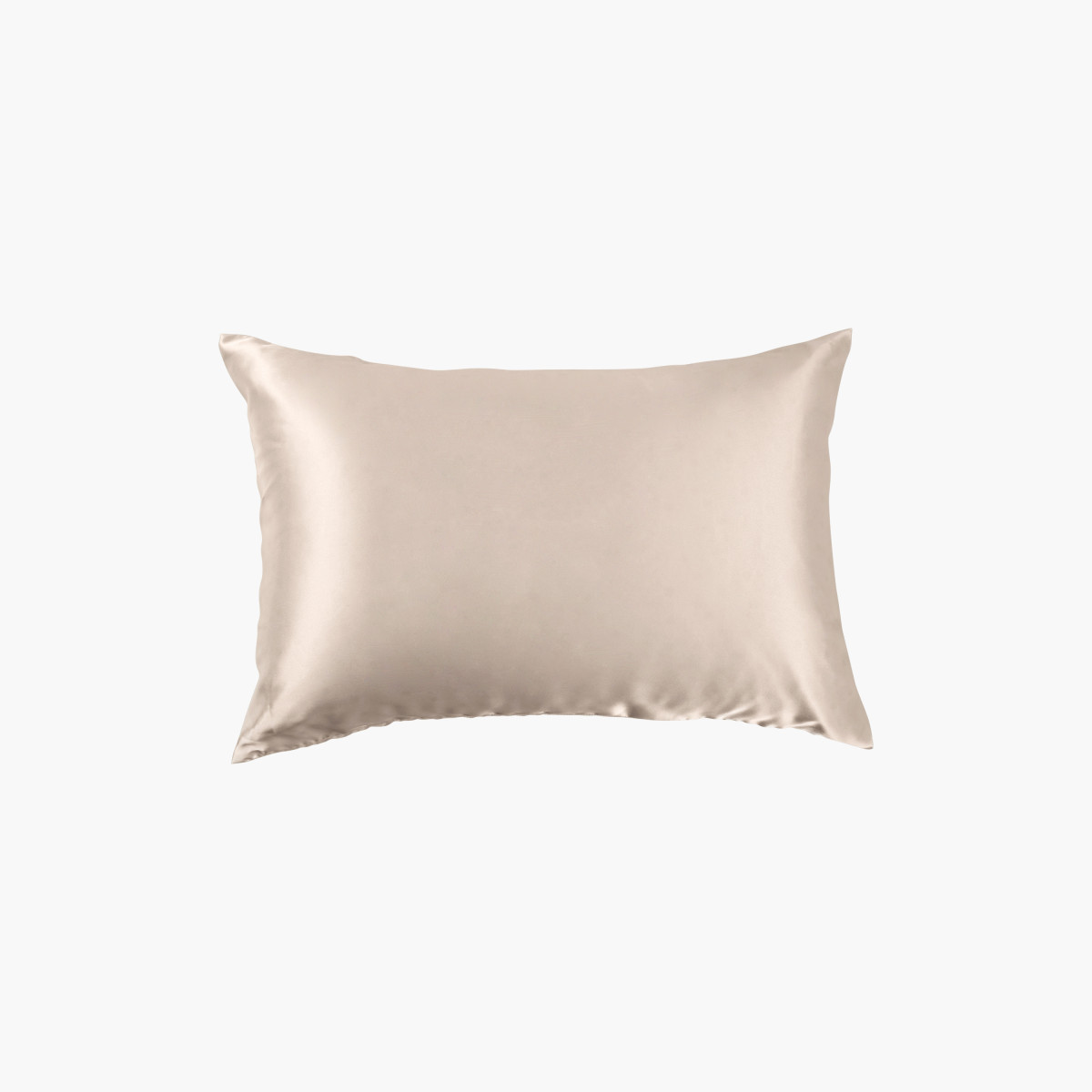 Beauté champagne rectangular mulberry silk pillowcase