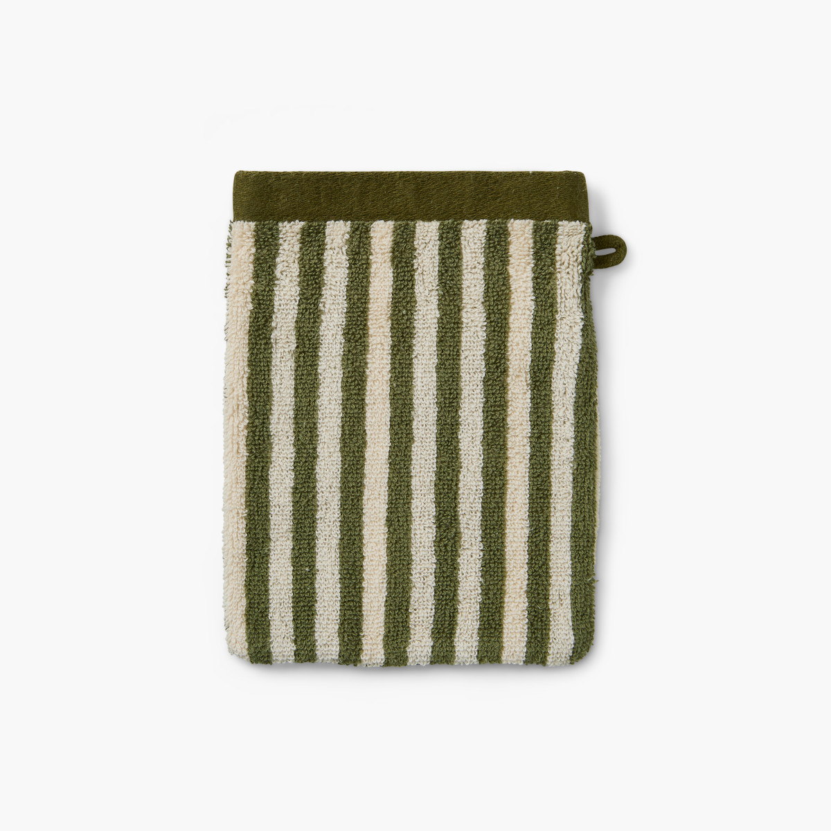 Elie Kaki cotton washcloth