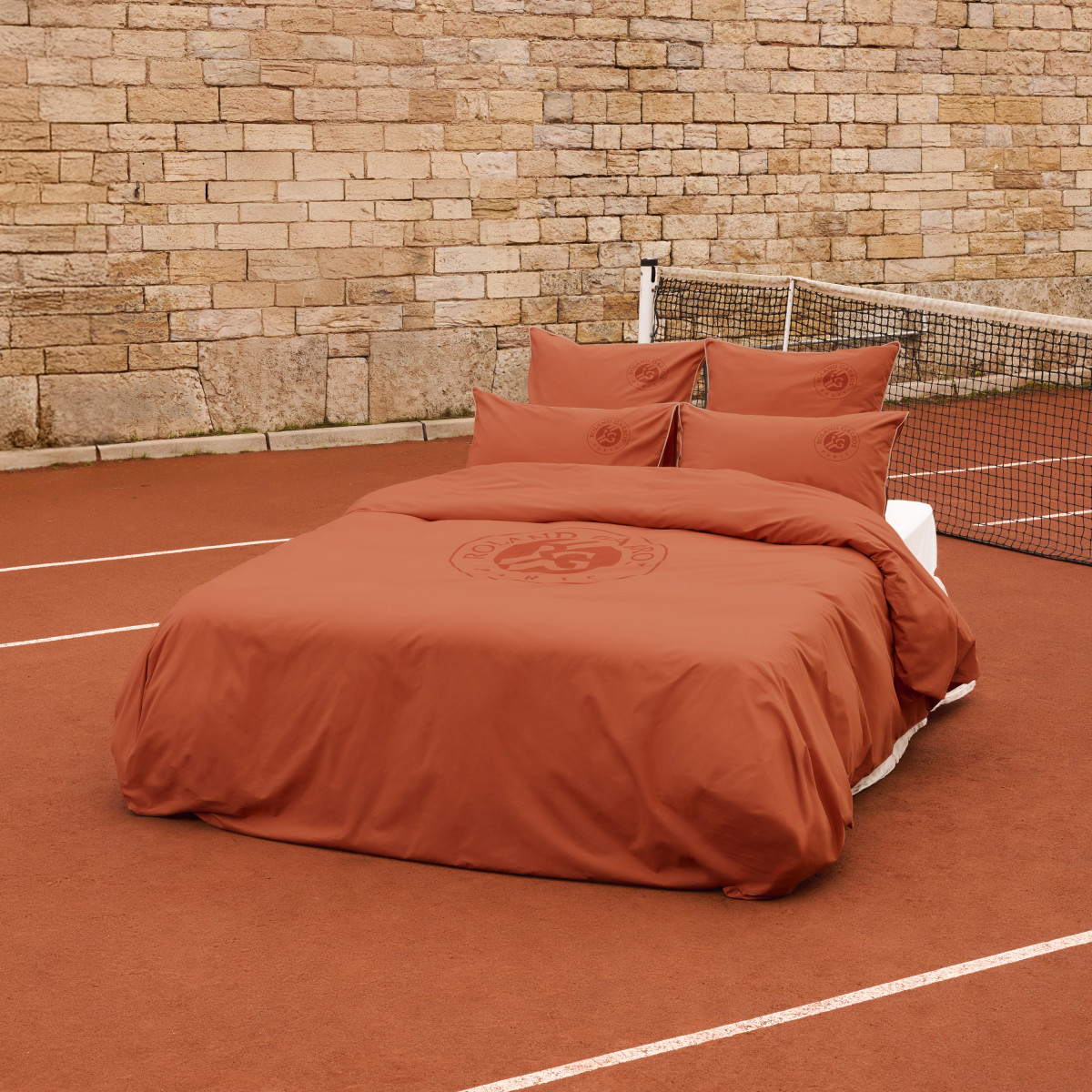 Duvet cover cotton Roland Garros 2026 clay