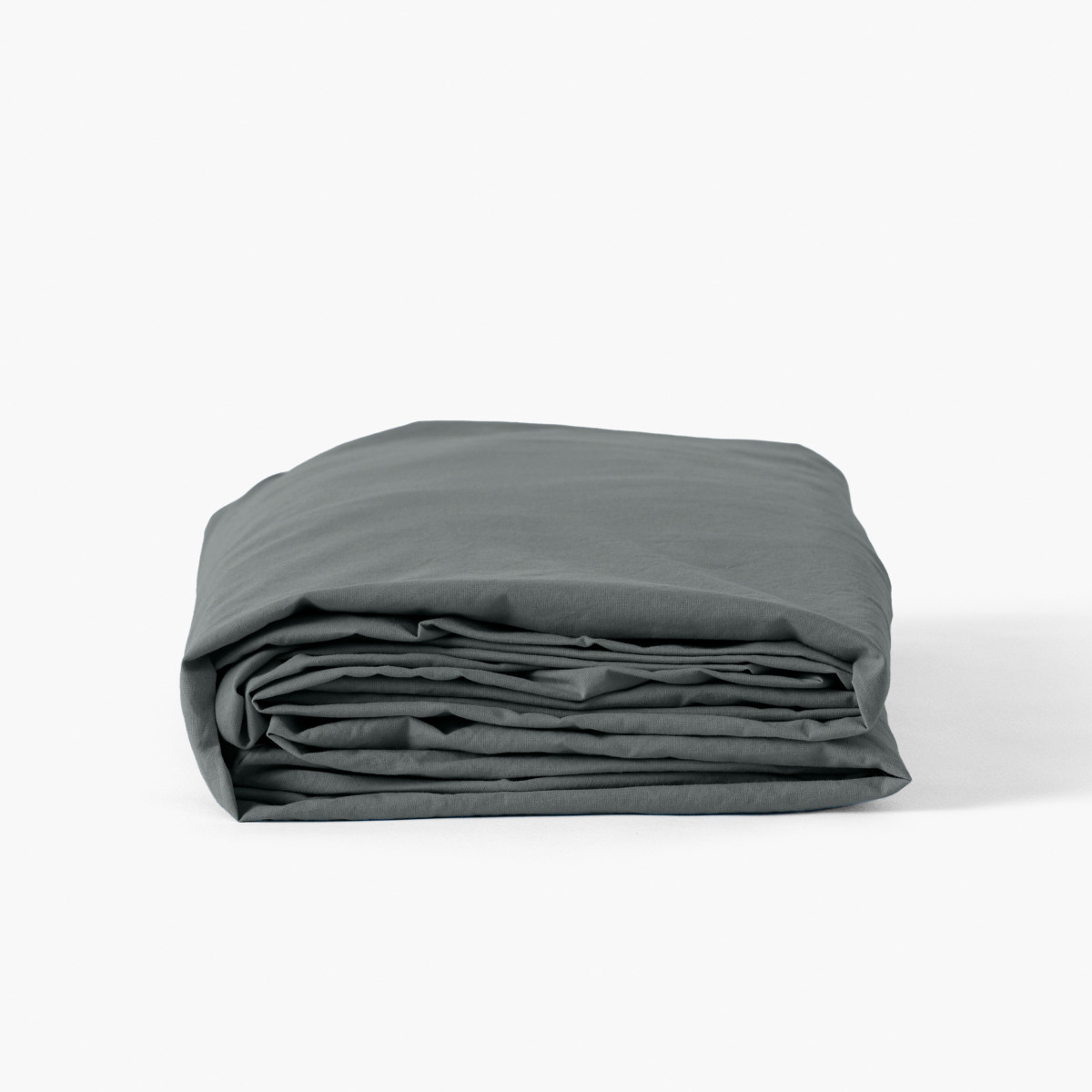 Songe fitted sheet ash khaki washed cotton