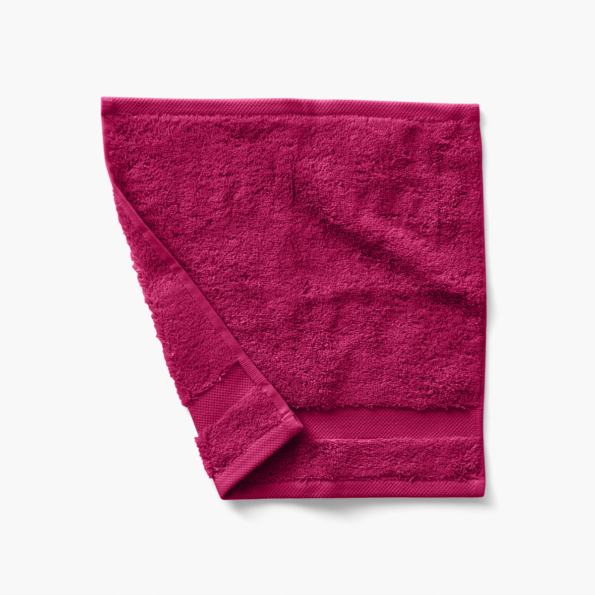 Cotton washcloth Lola II raspberry