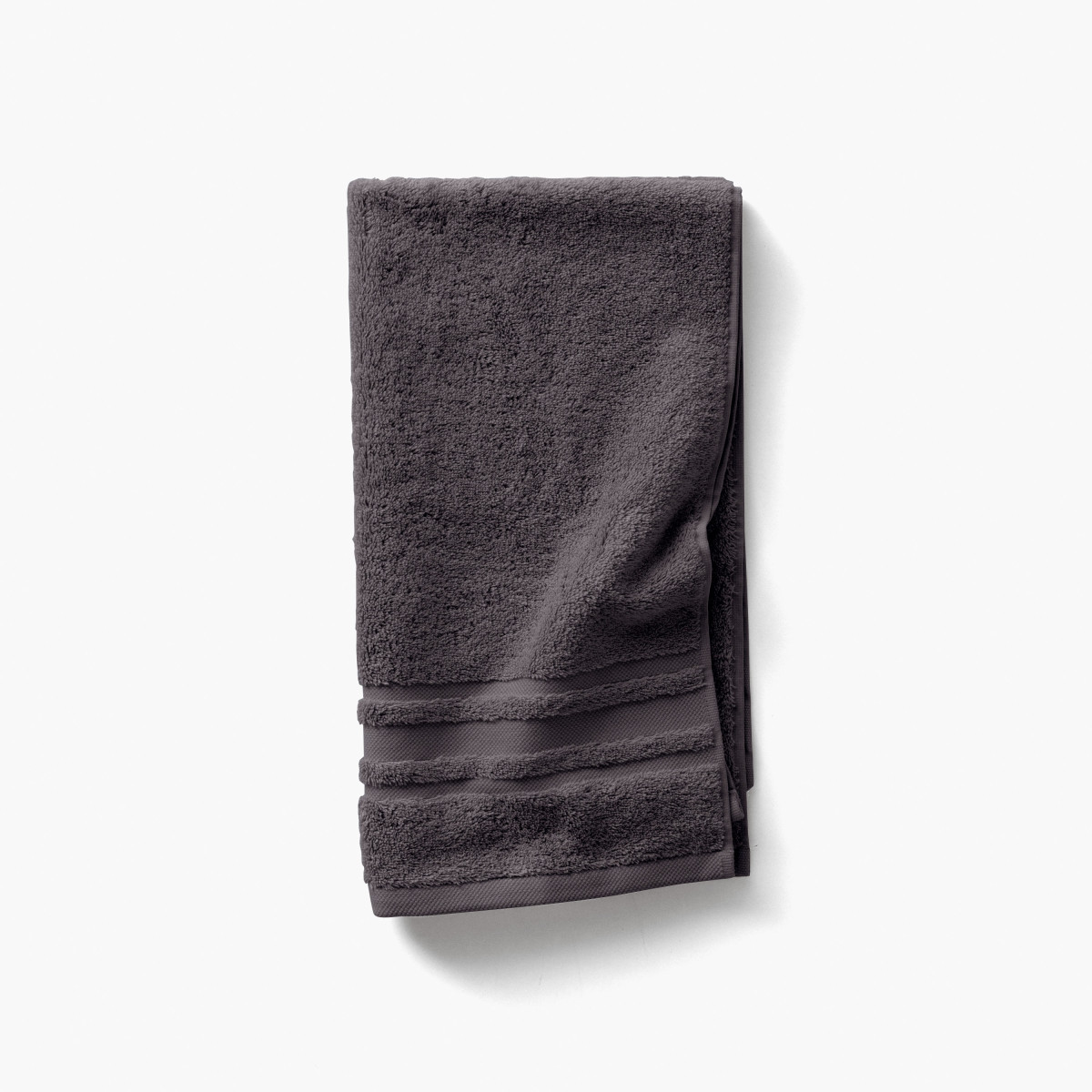 Serviette invité coton Lola II anthracite