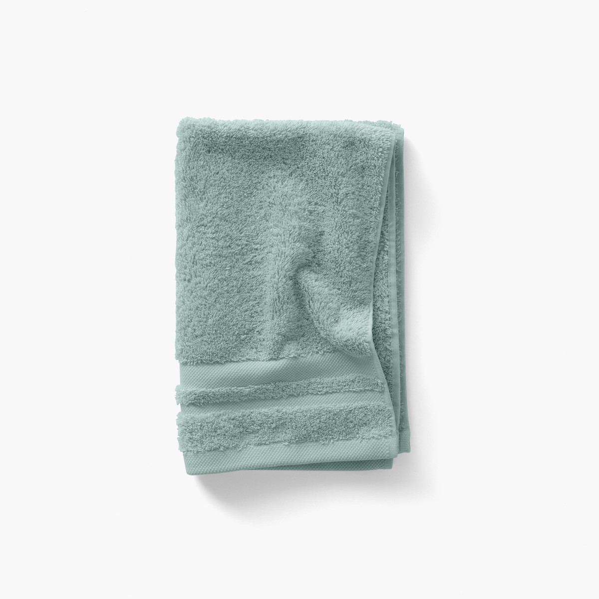 Serviette invité coton Lola II argile
