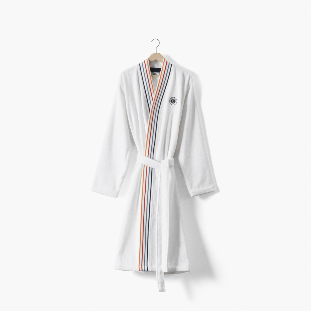 Peignoir homme coton col kimono Roland-Garros 2024 Ace
