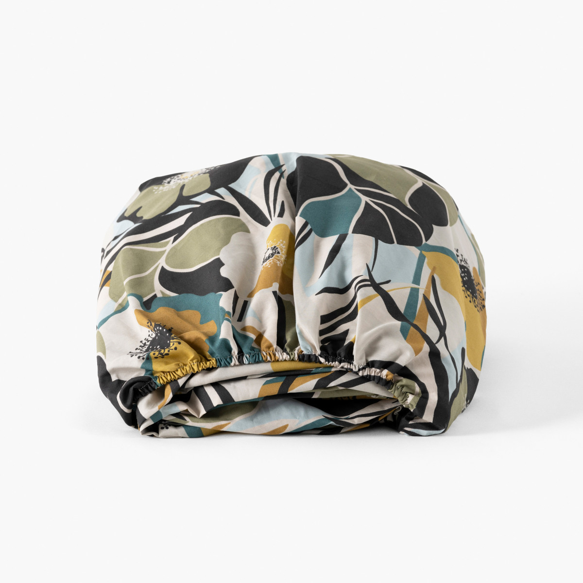 Fitted sheet cotton percale Neo ficelle floral