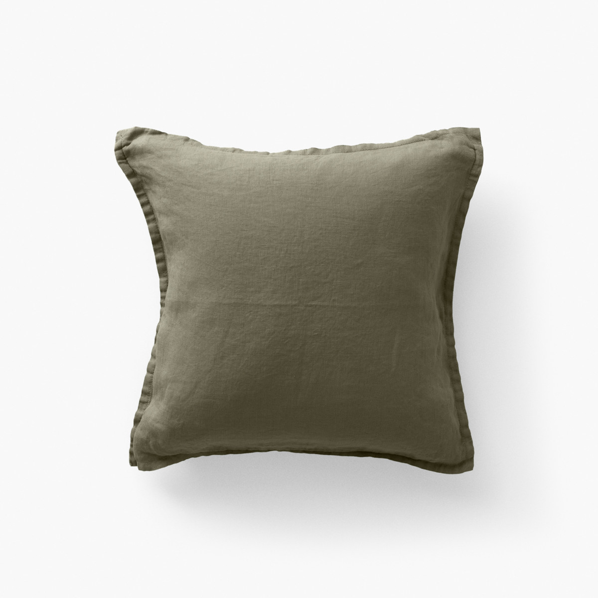 Housse de coussin lin lavé Songe bocage