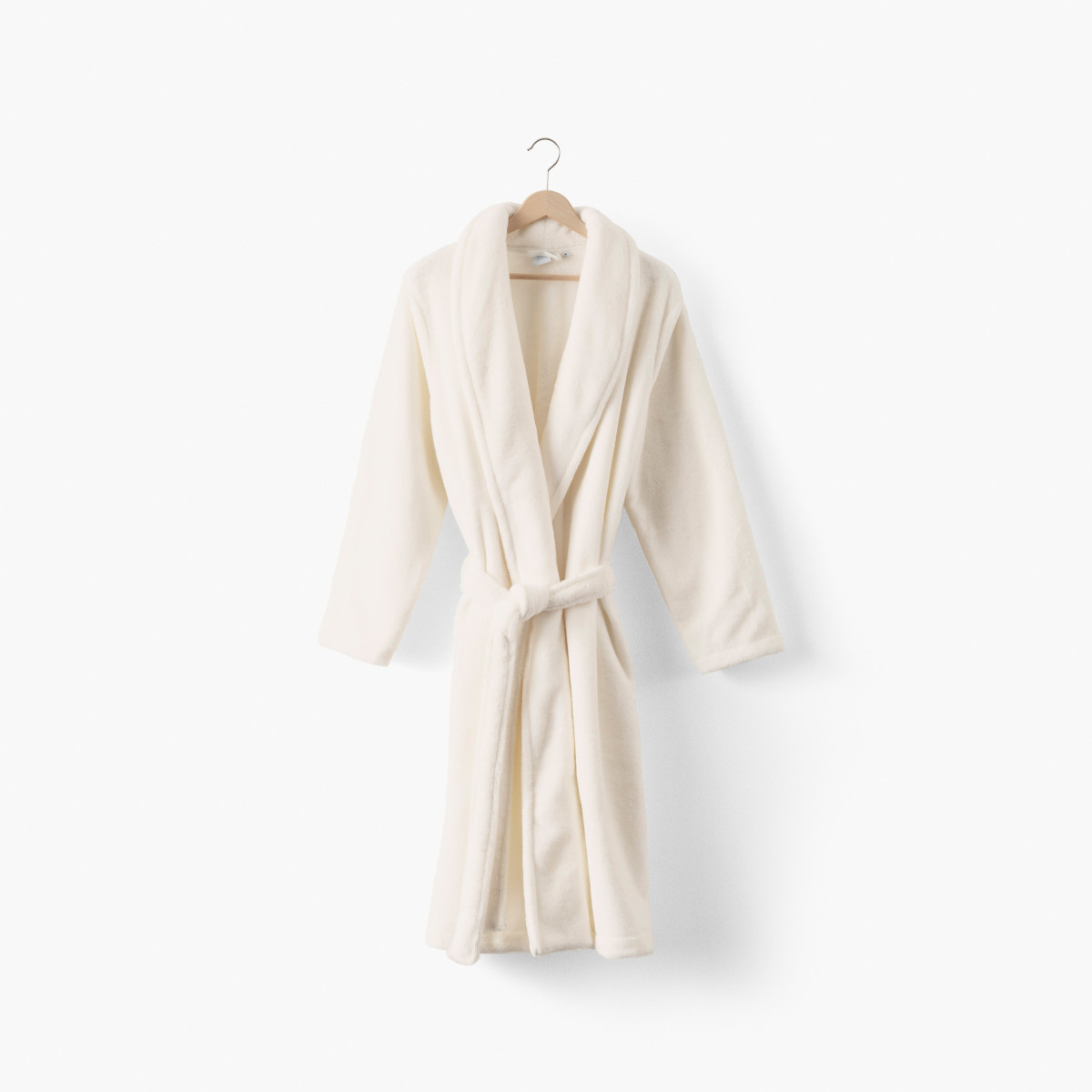 Romy ivory women's fleece robe