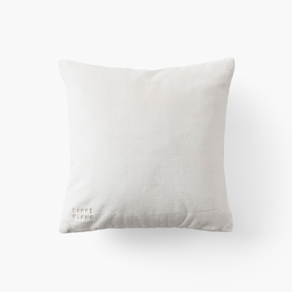 Oslo ivory fleece cushion cover
